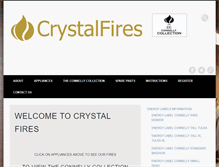 Tablet Screenshot of crystalfires.co.uk